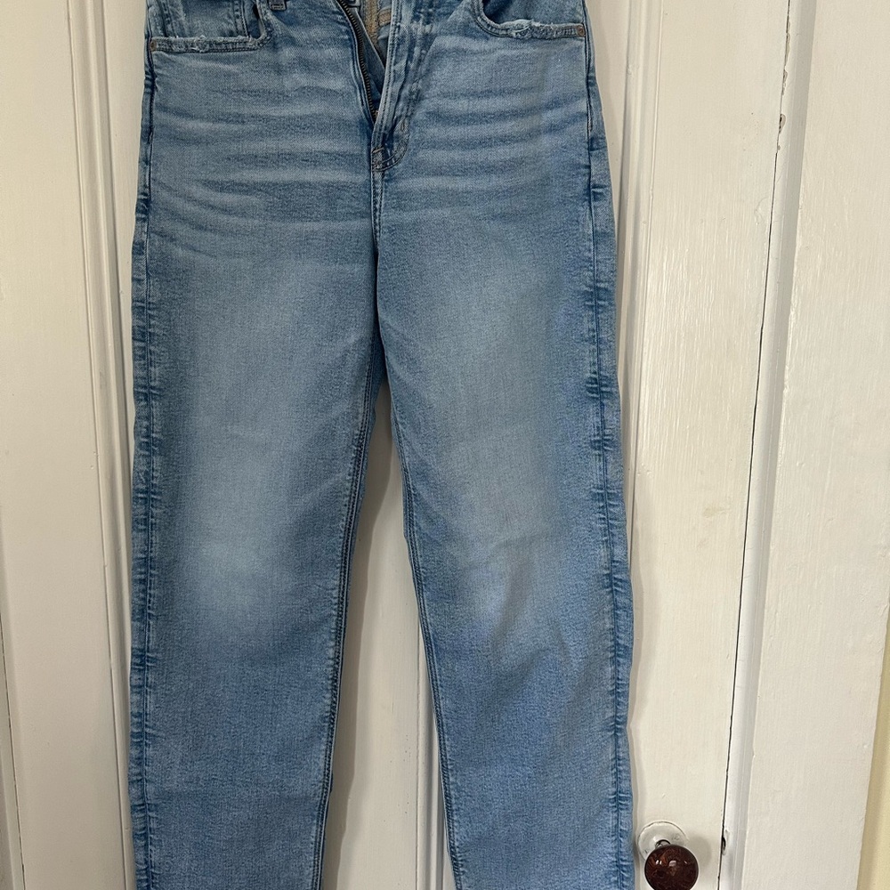 American Eagle Outfitters High Rise Boyfriend Blue Jeans